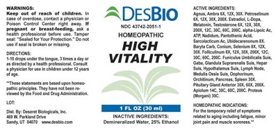 High Vitality (Dsrt609 High Vitality 4 21 22)